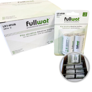 Pilas Alcalinas LR14 C Caja 16 Unids